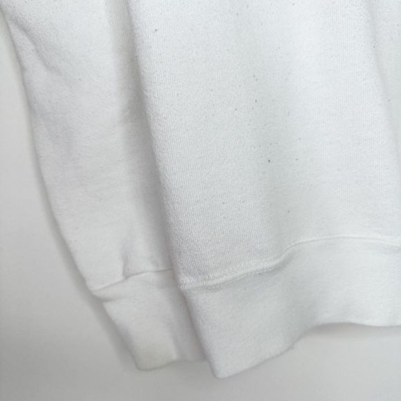 Vintage 90s Hard Rock Cafe MAUI Crewneck Sweatshirt Logo White Womens Large - Picture 5 of 9